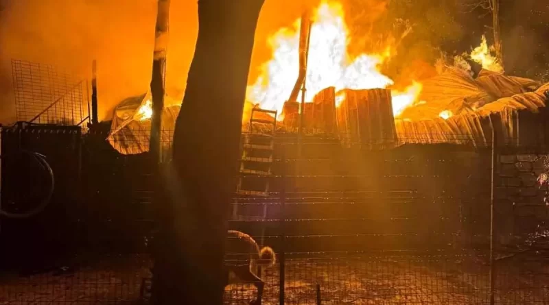 Kocaeli'nde Yangın: Bungalov Zarar Gördü