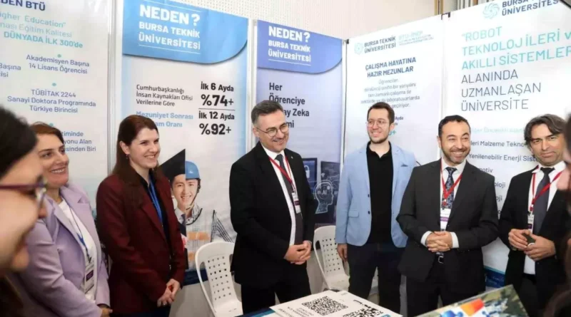 Bursa Teknik Üniversitesi, Kariyer Fuarı'nda Fırsatlar Sağlıyor