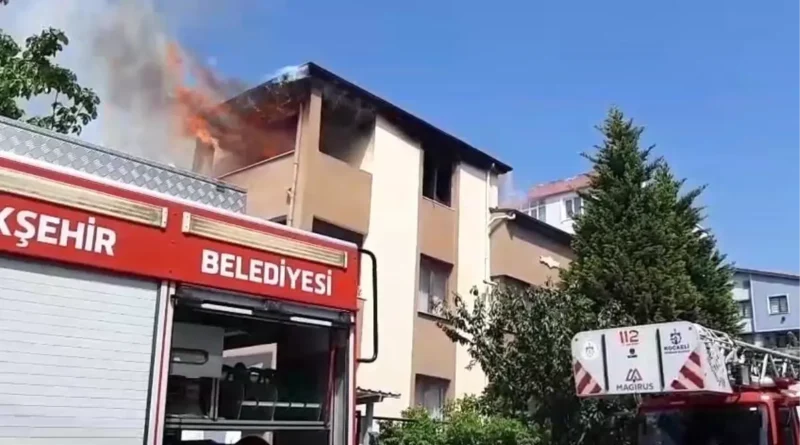 Kocaeli'de Çatı Yangını: Bir Kişi Yaralı