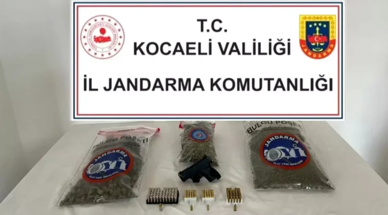 Kocaeli'de Uyuşturucu ve Tabanca Ele Geçirildi