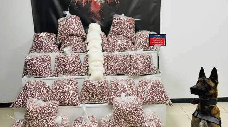 Kocaeli'nde Kamyonda 397 Bin Ecza Hap Bulundu