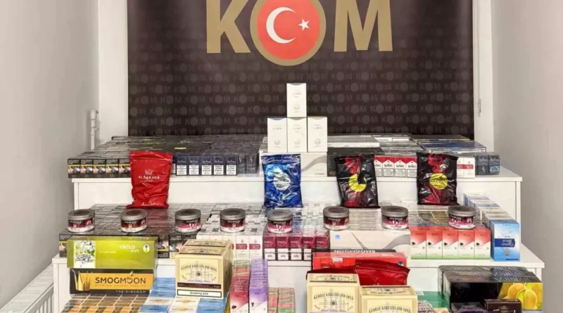 TEM Otoyolu'nda Kaçak Tütün ve Çay Yakalandı