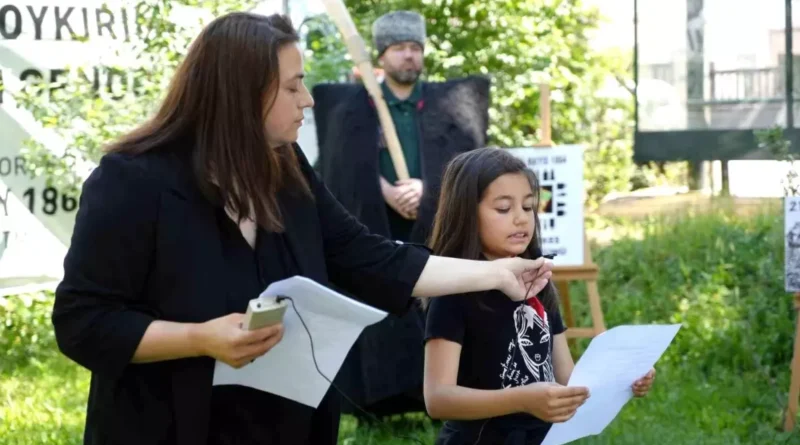 Çerkes Sürgünü Anıldı, Filistin Protesto Edildi
