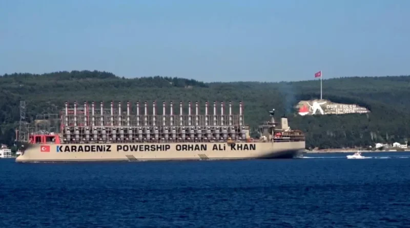 Dünyanın En Büyük Elektrik Gemisi Çanakkale'den Geçti
