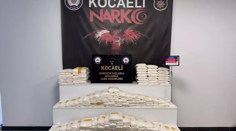 Kocaeli'de Uyuşturucu Operasyonu: 82 kg Yakalandı
