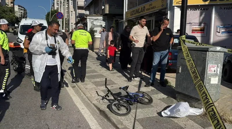 Kocaeli'de Trafik Kazasında Bisikletli Çocuk Öldü