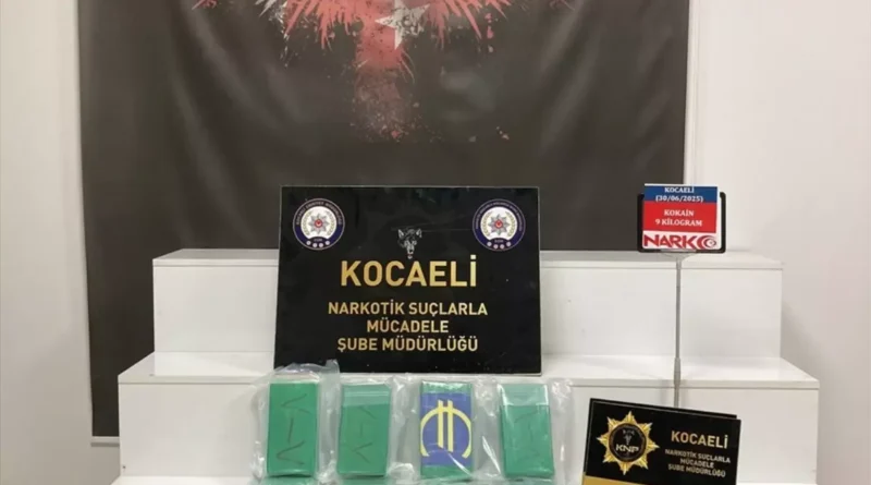 Anadolu Otoyolu'nda 9 Kilo Kokain Yakalandı